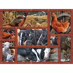Cobble Hill Puzzle Prijatelji na kmetiji XL 275 kosov