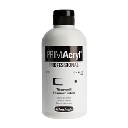 Akrilna barva Schmincke PRIMAcryl Professional Fluid 500 ml – Titanium white