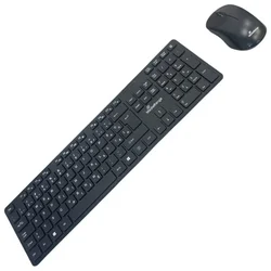 TIPKOVNICA  PLUS  MIŠ BEŽIČNI MROS107 (HR) SLIM CRNA