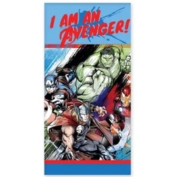 Plažna brisača Avengers - modra, 70 x 140 cm (110050)