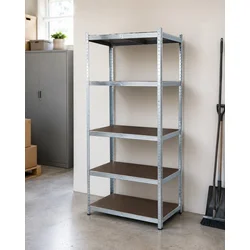 Office Elegante metalna polica 180 × 90 × 40 cm - 5 nivoa Nosivost 875 kg ( OE-MS-1809040 )