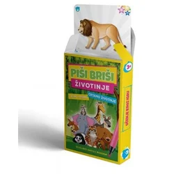 Odeon kids Edukativne karte piši-briši životinje+marker