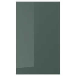 KALLARP Vrata, visoki sijaj temna sivo zelena, 60x100 cm