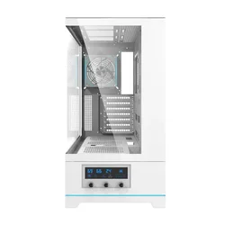 darkFlash Računalniško ohišje DY451 PRO (belo) + 1 ventilator
