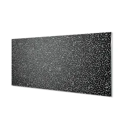tulup.si Slika na steklu Dew kapljice vode 125x50 cm 4 obešalnika