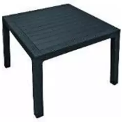 Allibert miza MELODY QUARTED, temno siva