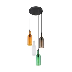 Globo 28048-4H - Luster na sajli LEVITO 4xE27/8W/230V