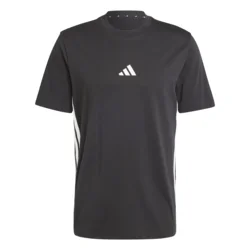 adidas  T-shirt  Essentials 3-Stripes jersey de coton doux  Črna