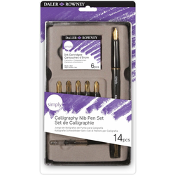 Daler Rowney Simply Black 14 pcs