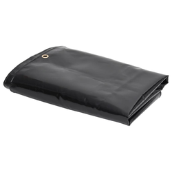 vidaXL Zaščitna ponjava 650 g/m2 3x3 m črna