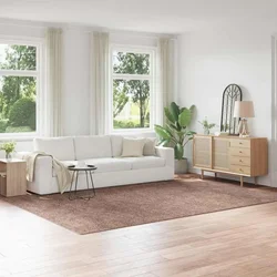 Antiskluzna Shaggy Preproga Rjava 240 x 340 cm PP