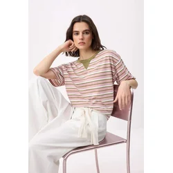 Trendyol Milla Ženska majica TWOSS26TS00051, Roze