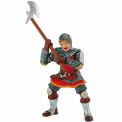 Bully Knight with Axe - Red Figurica Vitezovi 80788 D