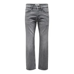 Only & Sons Kavbojke Edge, siva