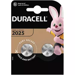gumbne celice cr 2025 litijev Duracell Elektro 2025 165 mAh 3 V 2 kos