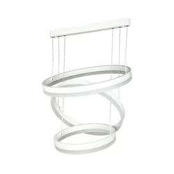 LED prigušiva luster na sajli LED/86W/230V 3000K beli
