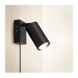 Solight WO3002-B - Zidna svetiljka CELE 1xGU10/30W/230V crna