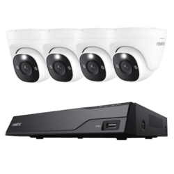 Reolink NVR snemalnik, 4K, 8-kanalni, 2TB HDD, 4x kamera POE (NVS8-8MD4)