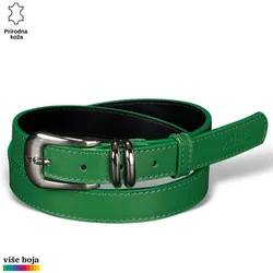 Princ Leather Ženski kaiš, Kožni, Zeleni