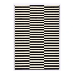 Črno-bela preproga Hanse Home Gloria Panel, 160 x 230 cm