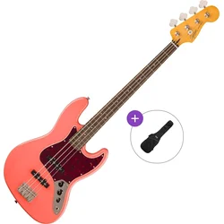 Fender Squier Classic Vibe 60s Jazz Bass LRL Basic SET Tahitian Coral Električna bas kitara