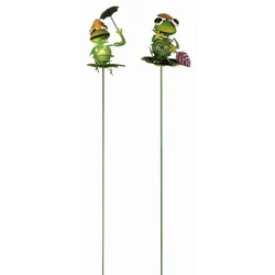 Solarna svetiljka Frog Stake Led 1.2V zelena Luxform