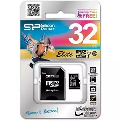 SILICON POWER 32 GB Micro SD Card SDHC UHS-1  microSD 32GB 10