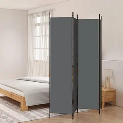Vidaxl vidaXL 4-delni paravan, antracit, 200 x 220 cm, blago