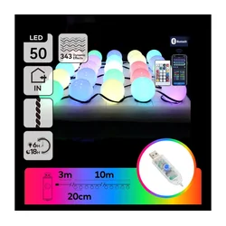 Aigostar - LED RGBIC dekorativni lanac 25xLED/5W/USB 10 m višebojni