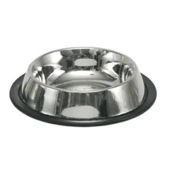Nobby kovinska posoda krom, gumiran rob - 19 cm / 0,45 l