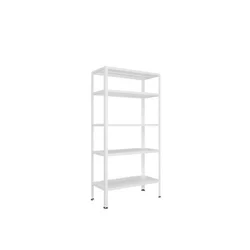 Anemos metalna polica Crosser 180 x 90 x 30 cm 5 x 70 kg - bela ( 085360 )