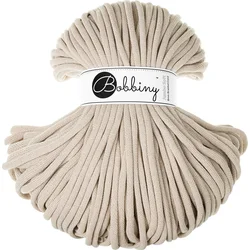 Bobbiny Jumbo 8 mm 100 m Beige Vrvica