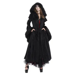 Ženski plašč DEVIL FASHION - Black - CT214