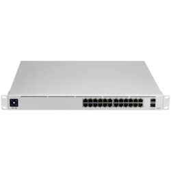 UBIQUITI Switch, 26 portova, PoE+, 50V, siva