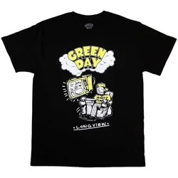 Green Day Majica Longview Doodle Unisex Black XL