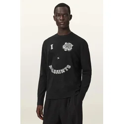 AllSaints pulover moški z volno GRINNER CREW