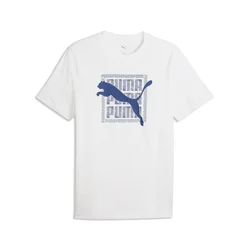 Puma GRAPHIC WORDING TEE, moška majica, bela 691775