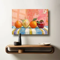 Wallity Dekorativna slika na kaljenom staklu, 70x100cm, Šarena