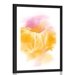 Plakat s paspartujem ženska sproščenost - 30x45 no frame