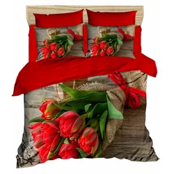 Lessentiel Maison Komplet posteljina 190, 200x220cm, Crvena