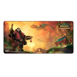 World of Warcraft Pandaria XL podloga za miša - Pandaren With Lanterns, 90 x 42 cm