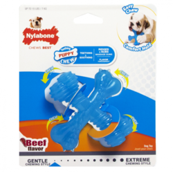 Nylabone Puppy Chew Igračka za žvakanje za štence, ukus piletine S