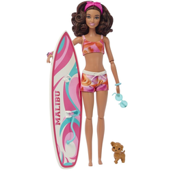 Mattel Barbie Surfer z dodatki