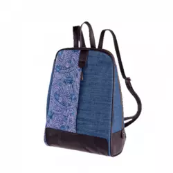 PULSE ranac MODENA ETHNO JEANS - PULSE121509 Školski ranac, Plava/Crna