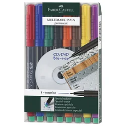MARKER PERMANENTNI 0,4MM MULTIMARK FABER CASTELL 152309/8BOJA