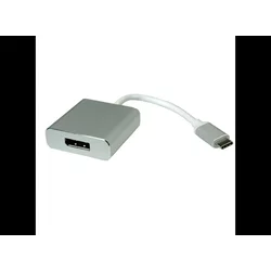 ROLINE 12.03.3220 video cable adapter 0.1 m USB C DisplayPort Silver