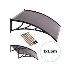 MultiGarden Nadstrešnica za ulazna vrata 150x100cm, polikarbonatna zaštita AW017C2-150X100