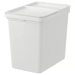 HALLBAR Kanta s poklopcem, svetlosiva, 22 l
