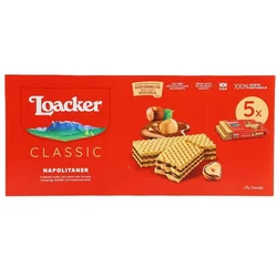 Loacker Classic Napolitaner lešnikove oblate 225 g