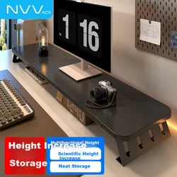 NVV Postolje za monitor, 80x19 cm, Crno